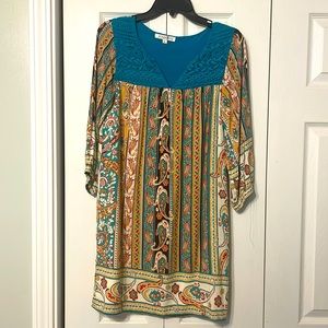 Joy Joy dress size small.  Multi colored dress in excellent used condition